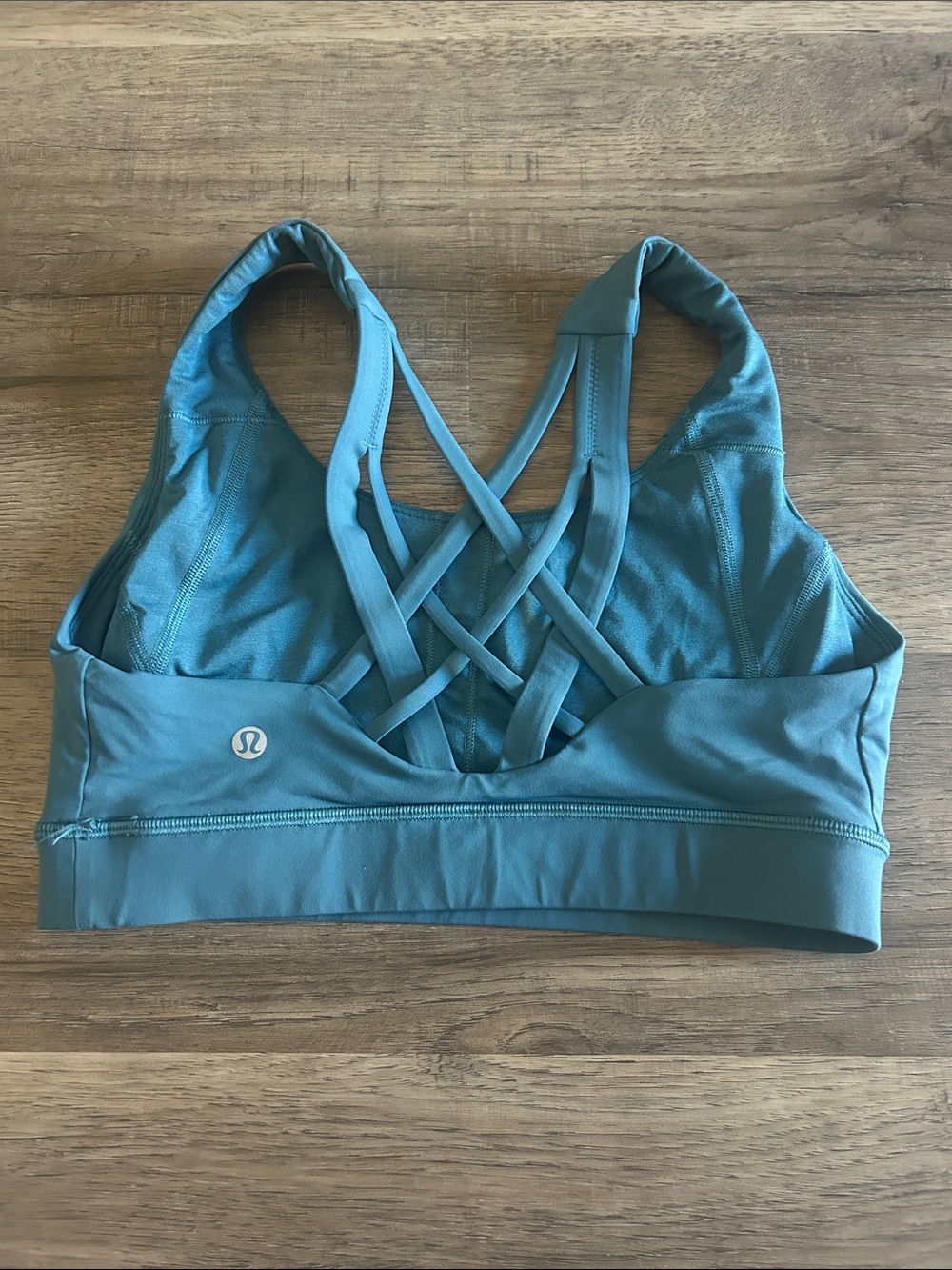 lululemon athletica Teal Strappy Crisscross Sports Bra - Picture 1 of 2
